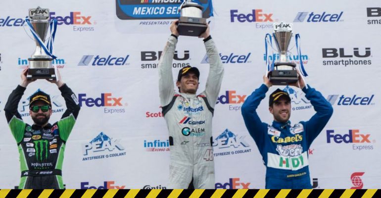 ¡Rubén García Jr logra el 3er lugar en la Nascar Peak MX Guadalajara!