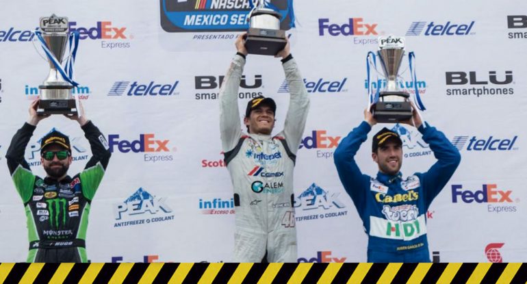 ¡Rubén García Jr logra el 3er lugar en la Nascar Peak MX Guadalajara!