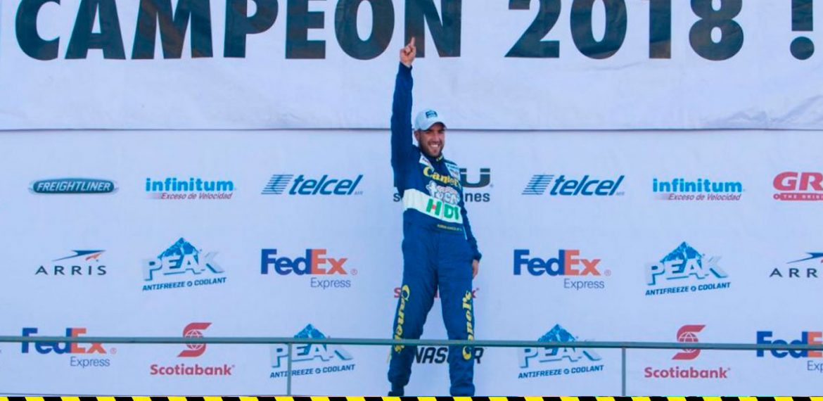 Rubén García logra su segundo título de Nascar Peak