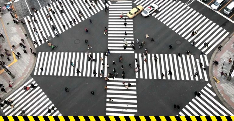 Nuevo cruce peatonal al estilo Tokio en la CDMX